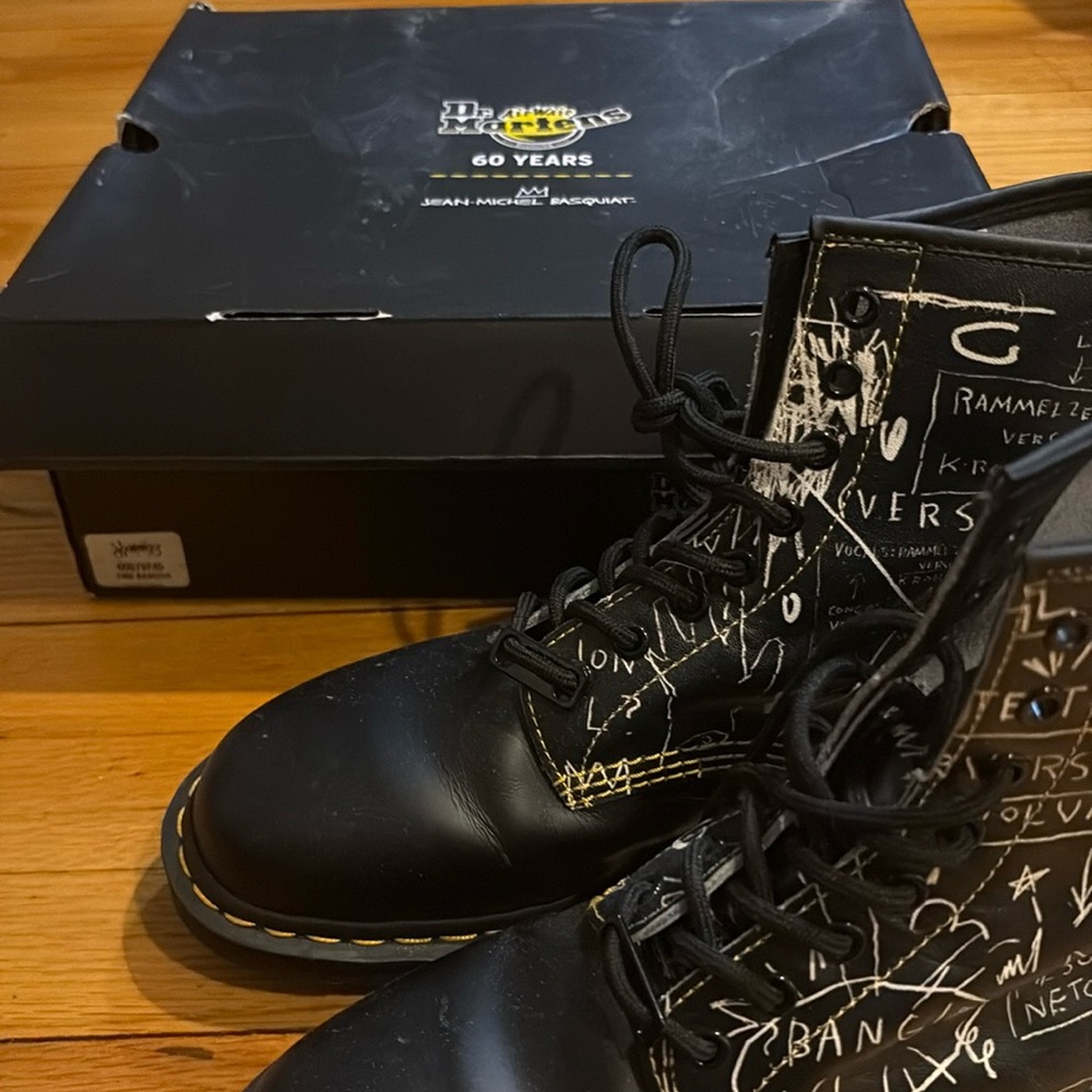 Rare Jean michel basquiat boots